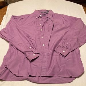 Men’s gap oxford purple size large
